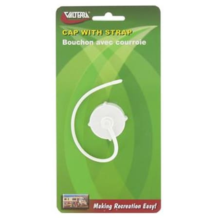 Valterra 0.75 In. Male Pipe Thread Garden Hose Cap- White V46-T10201DWVP